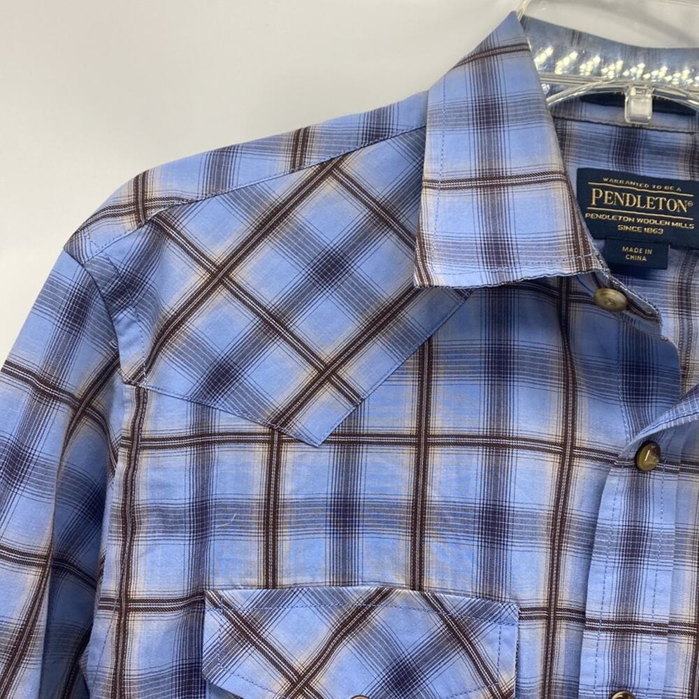 Pendleton Frontier Button-Up Pearl Snap Western O… - image 6
